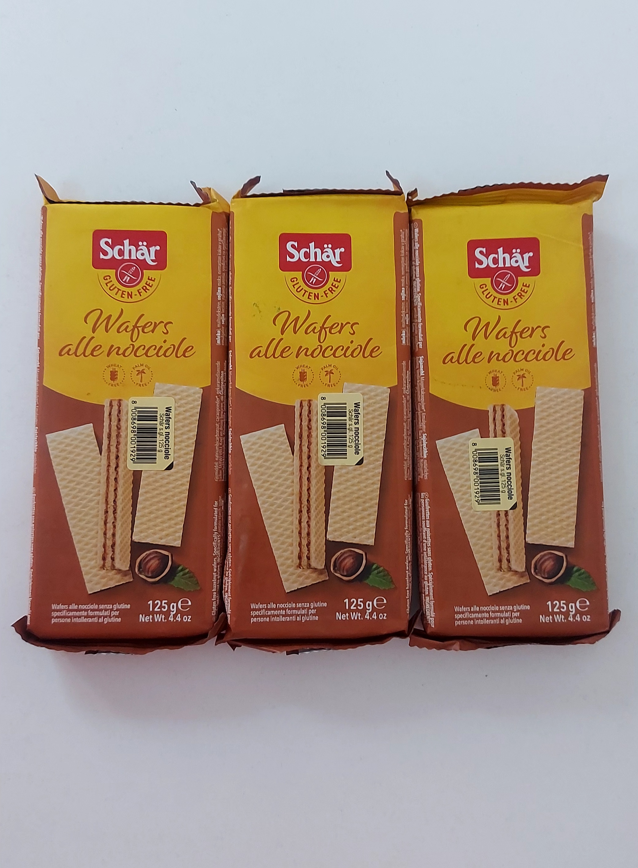 ویفر فندوقی بدون گلوتن شار ۱۲۵ گرم