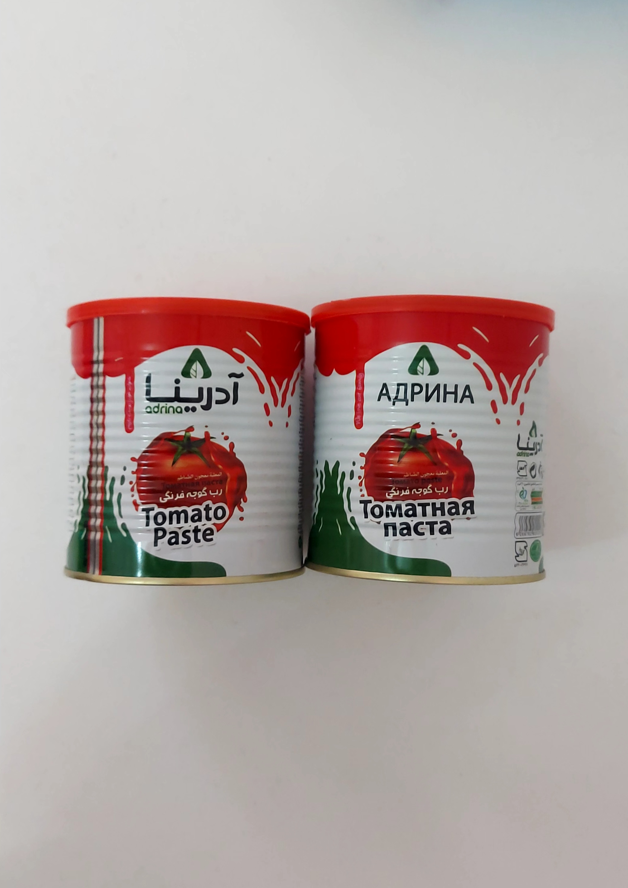 رب گوجه فرنگی قوطی آدرینا بدون گلوتن ۸۰۰ گرم