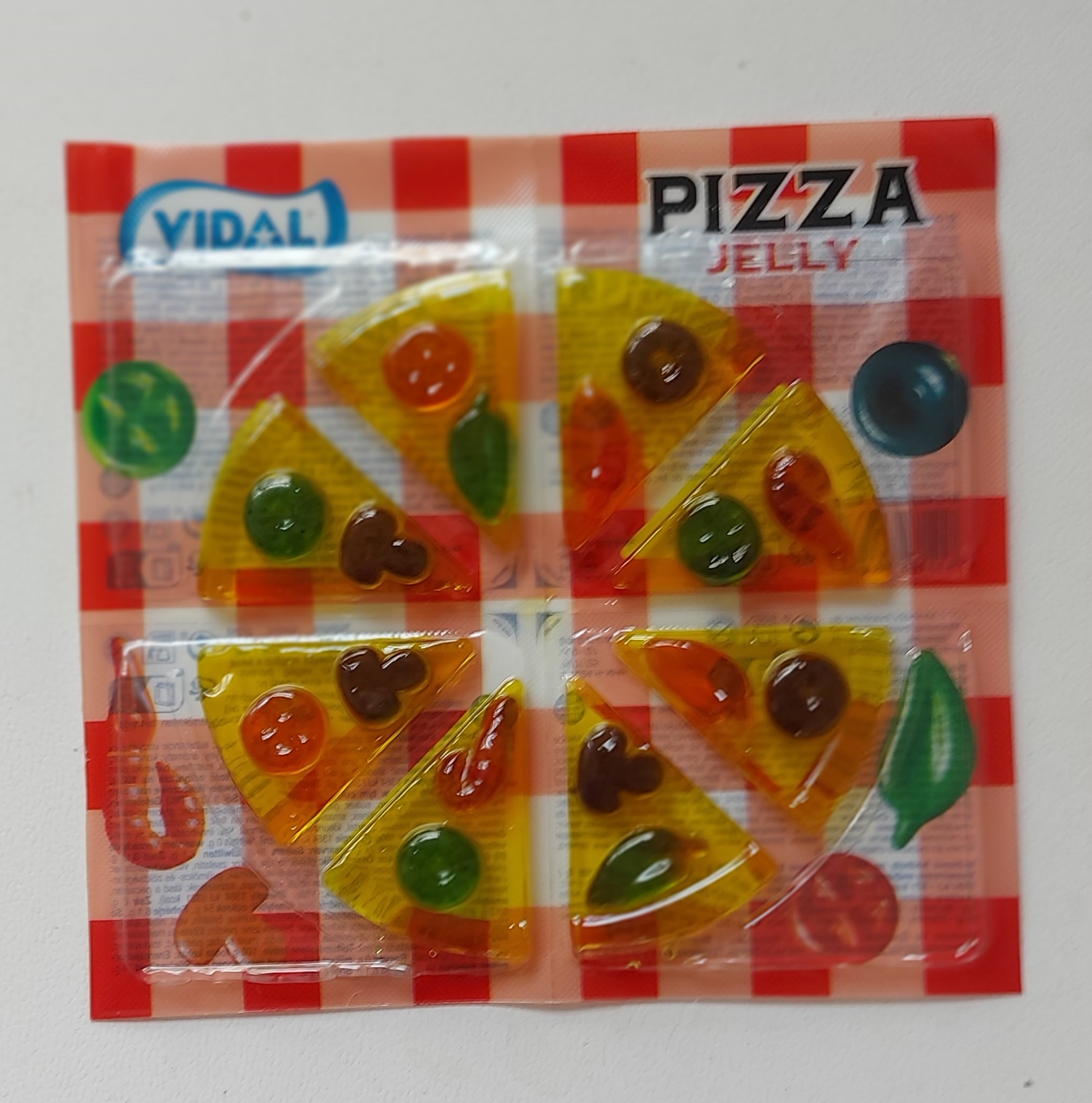 پاستیل بدون گلوتن مدل پیتزا ویدال اسپانیا ۶۶ گرم