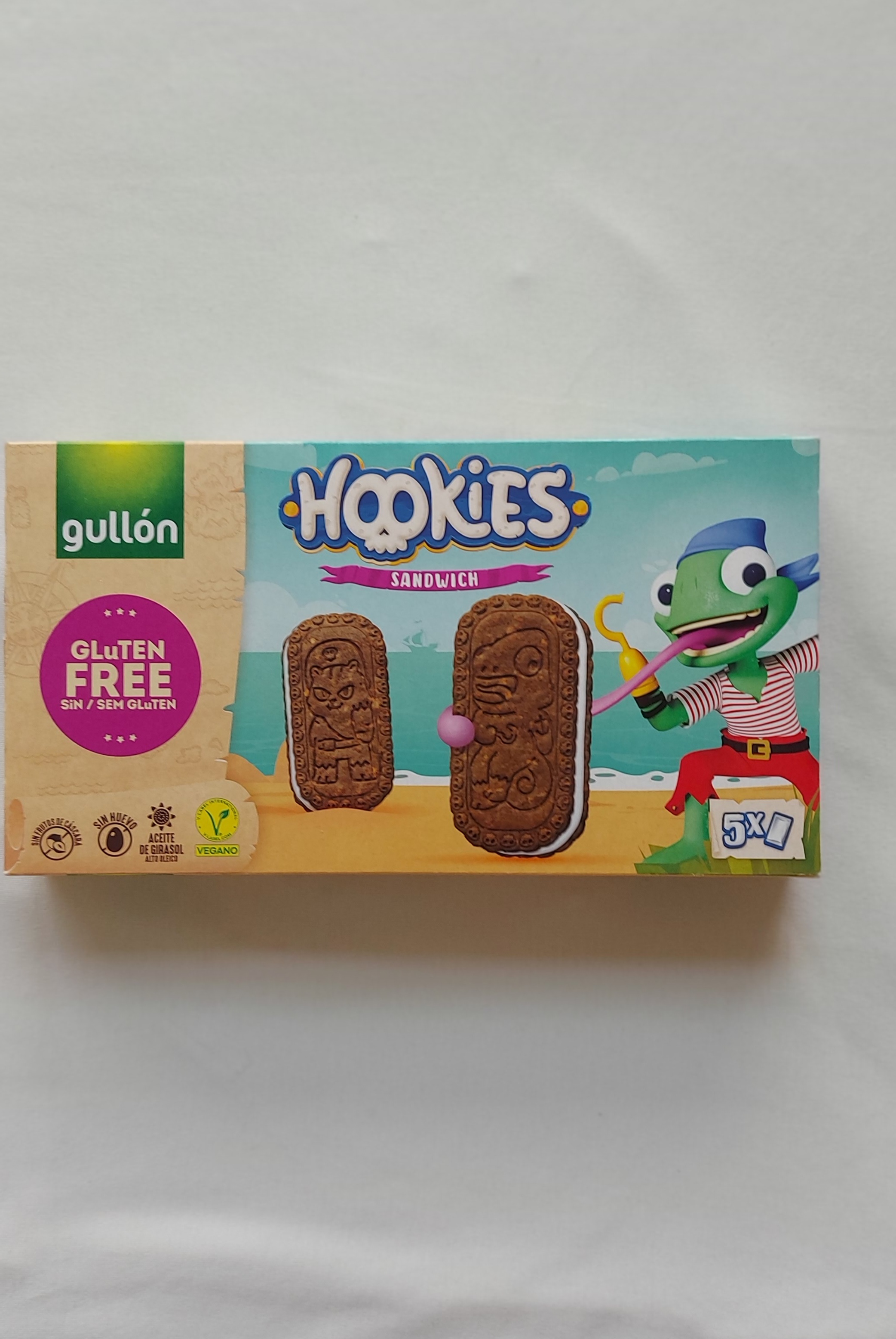 بیسکویت کرم دار هوکیز گولون بدون گلوتن