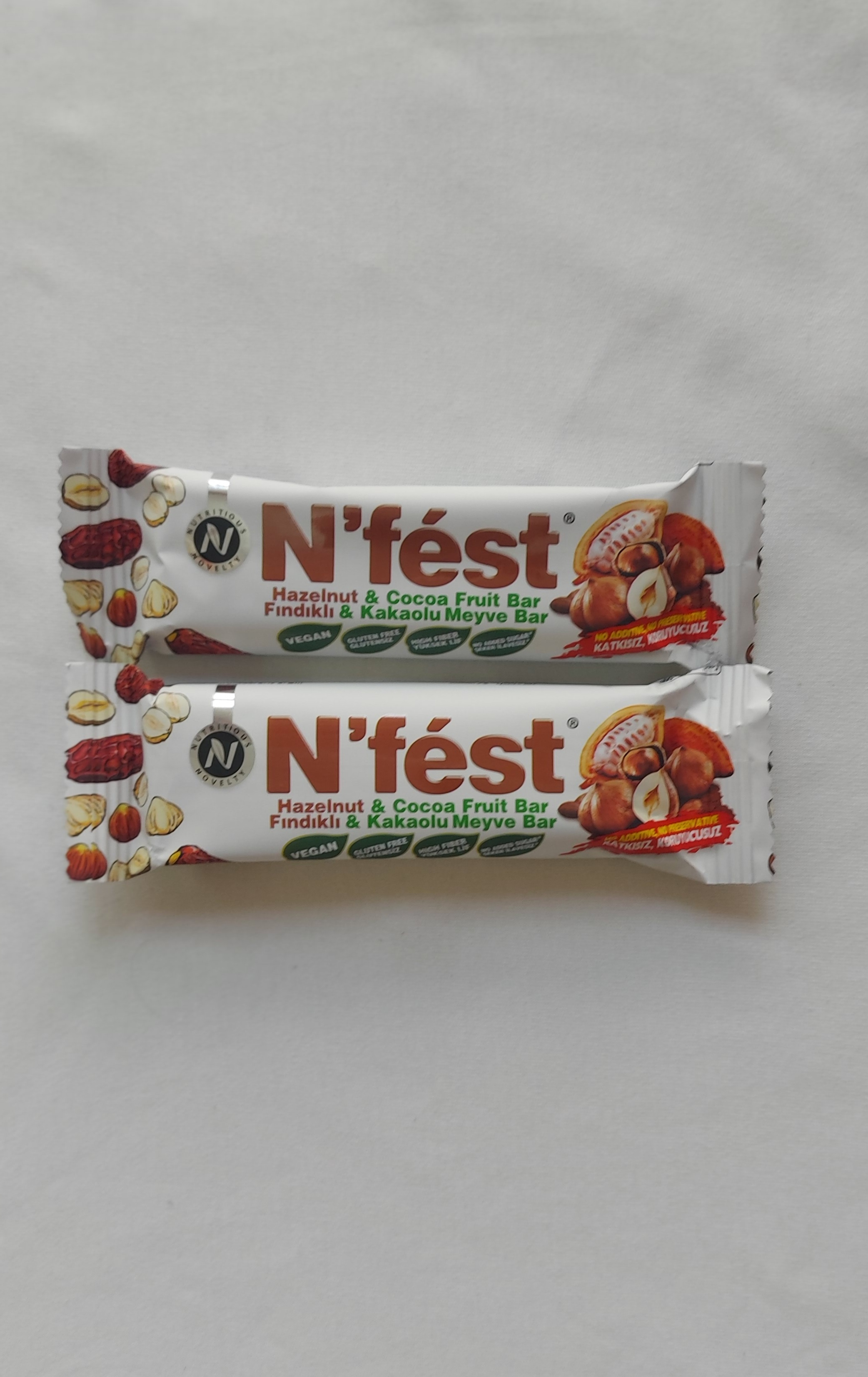 نات بار بدون گلوتن و وگان ۴۰ گرم