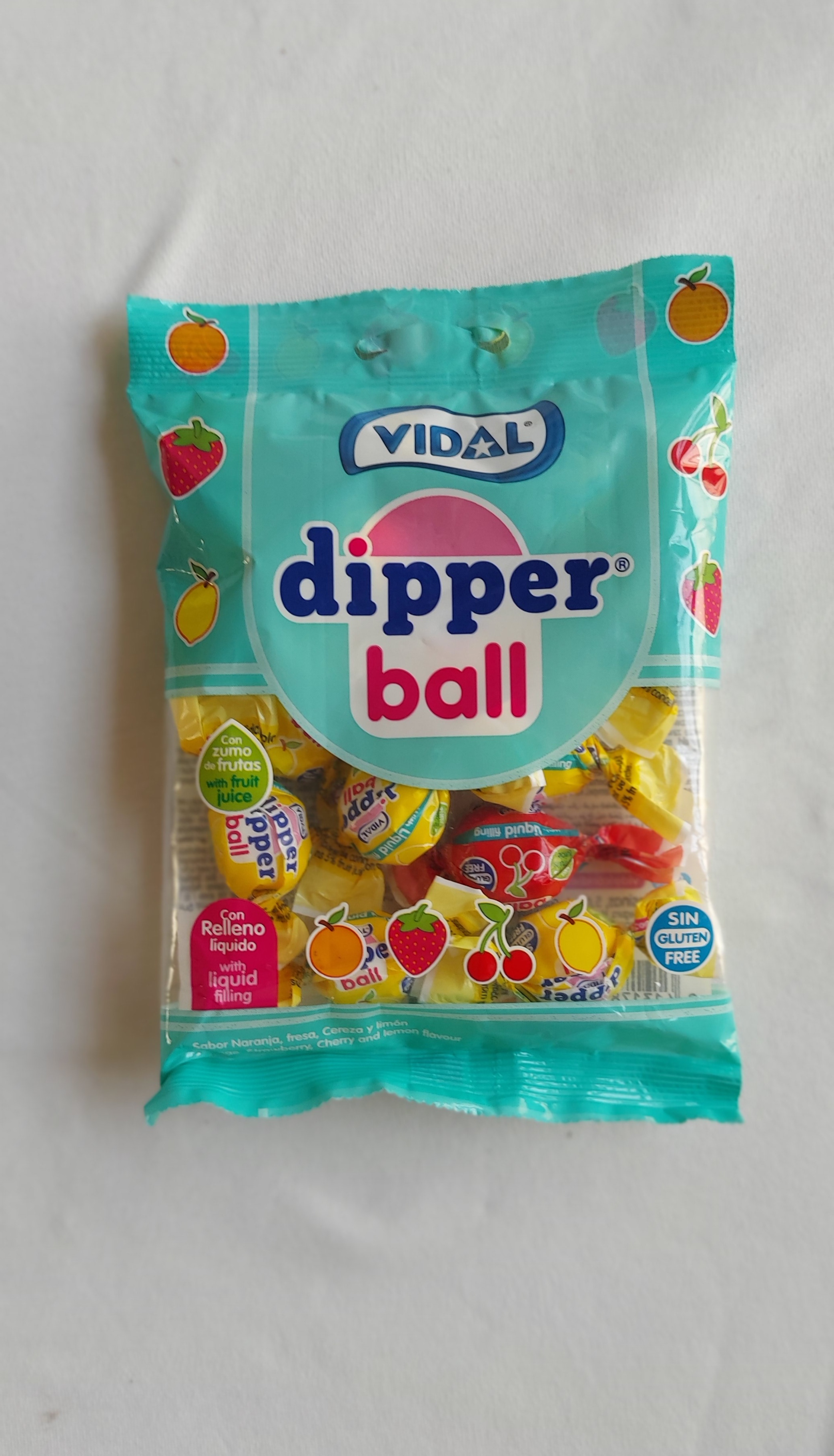 تافی میوه ای بدون گلوتن ویدال ۷۰ گرم