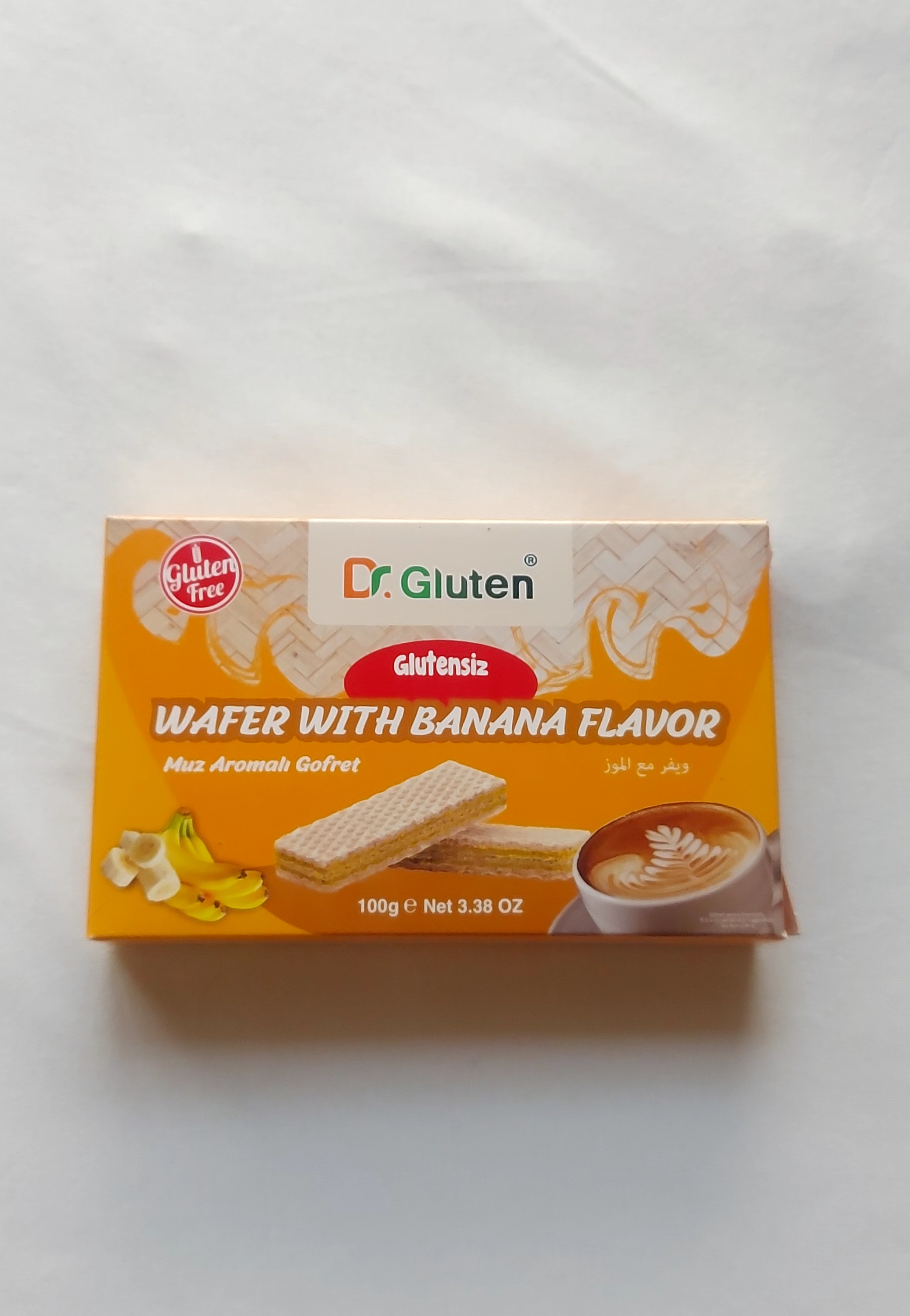 ویفر موزی بدون گلوتن دکتر گلوتن ۱۰۰ گرم