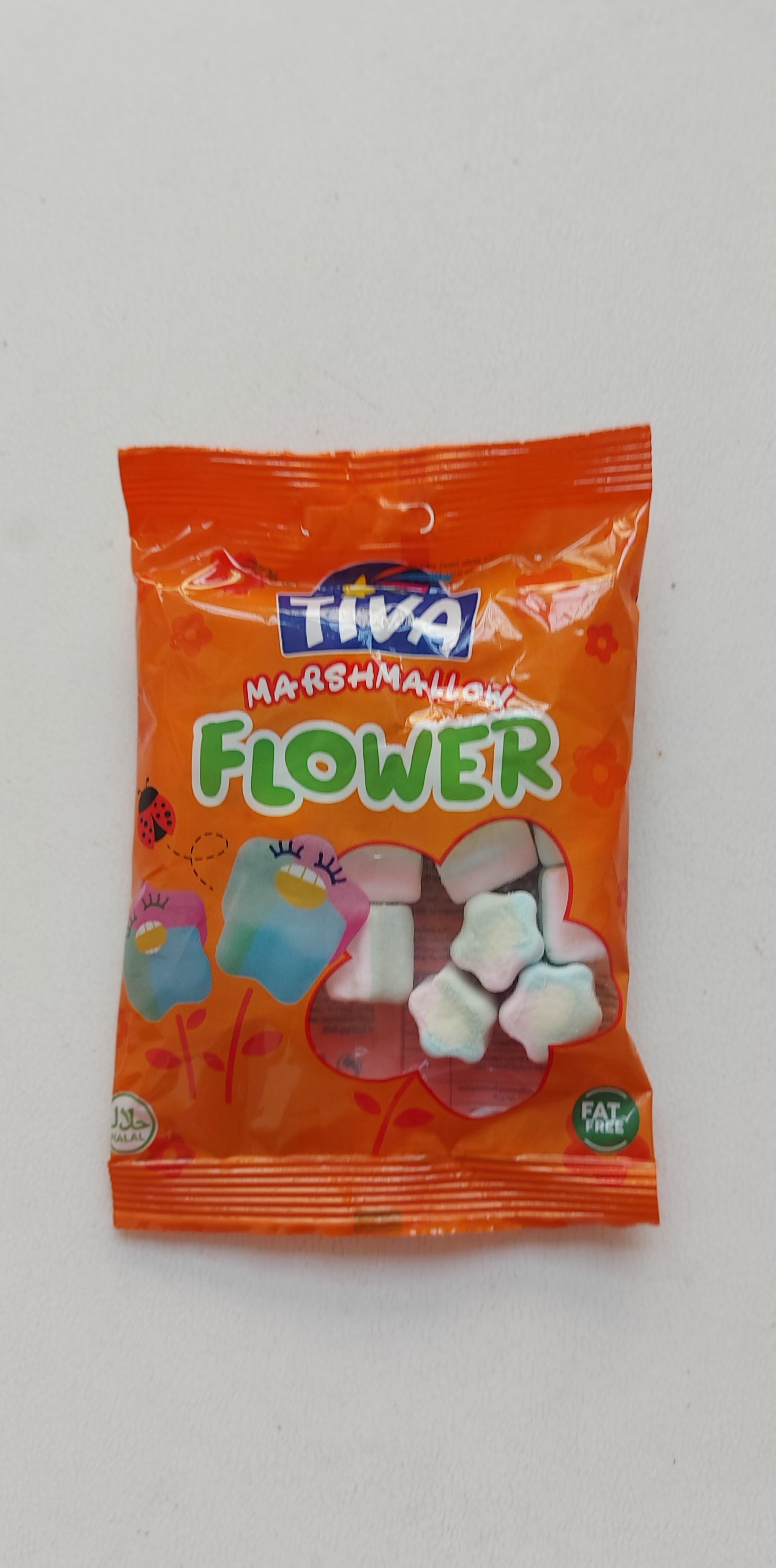 مارشمالو گلها بدون گلوتن تیوا ۱۴۰ گرم