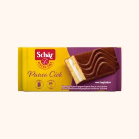 کیک اسفنجی کرم دار با روکش شکلات بدون گلوتن شار ۳۵ گرم