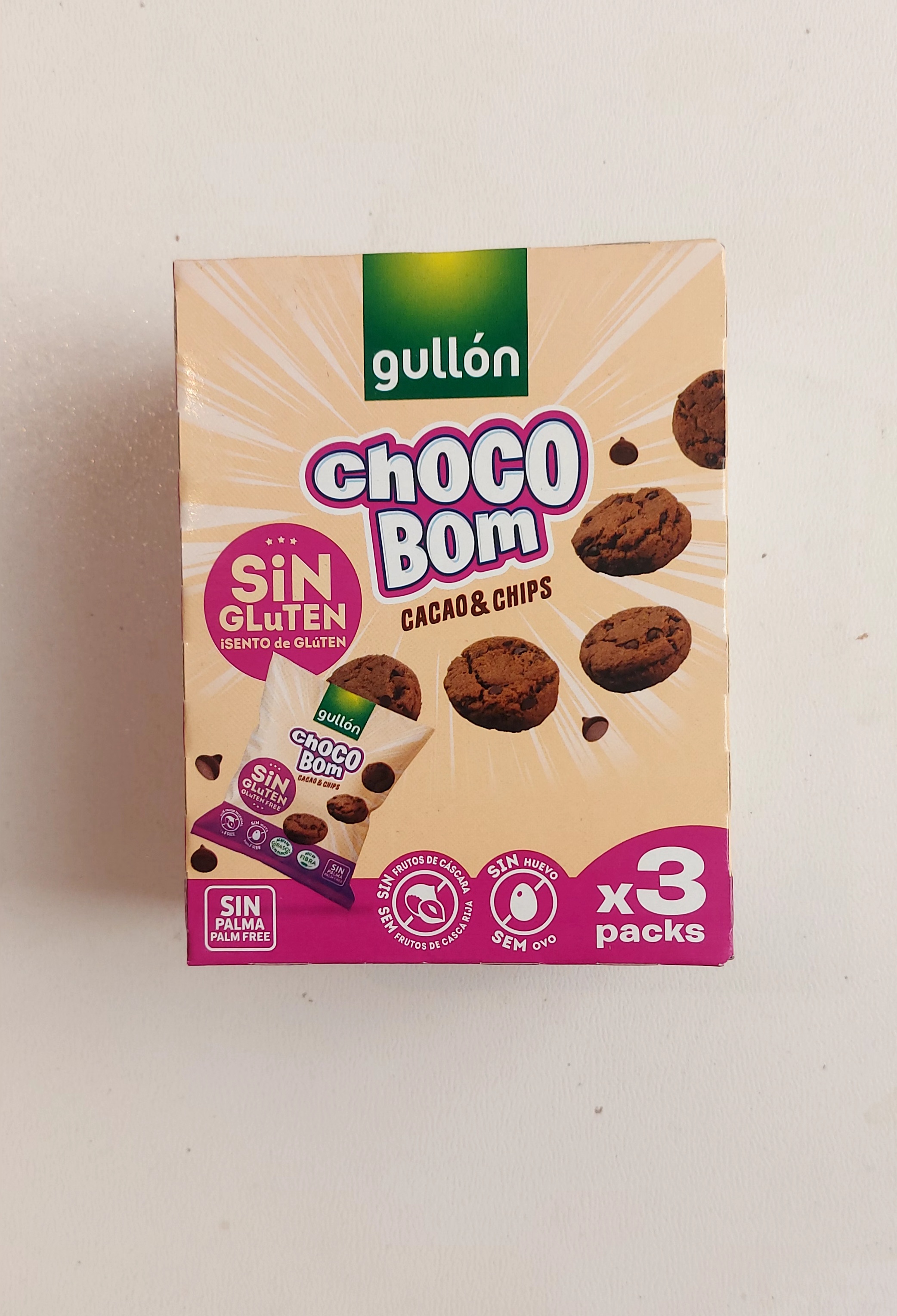 چوکو بوم بدون گلوتن  بدون تخم مرغ و مغزیجات گولون ۱۲۰ گرم