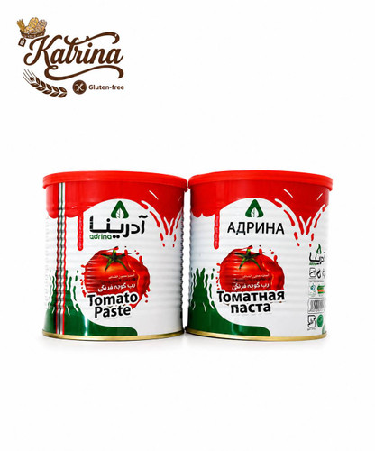 رب گوجه فرنگی قوطی آدرینا بدون گلوتن ۸۰۰ گرم