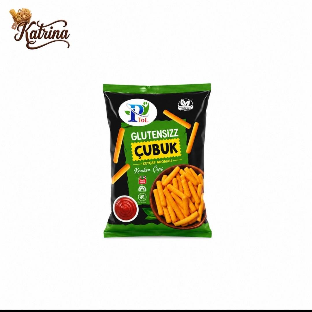 چیپس طعم دارماست و نعنا بدون گلوتن پروف ۷۵ گرم