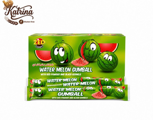 آدامس واتر ملون ۴عددی بدون گلوتن zed candy